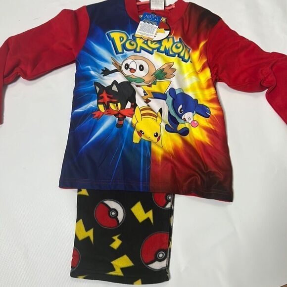 POKÉMON NWT BOYS PAJAMAS SET SIZE 8 - Picture 2 of 6